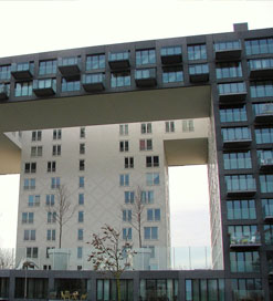 Hoogbouw met appartementen